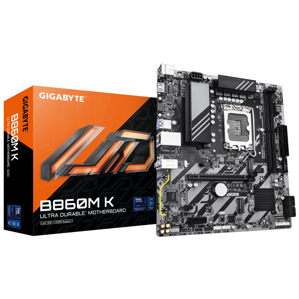 GIGABYTE B860M K DDR5 For Ultra Processor Motherboard GIGABYTE B860M K DDR5 For Ultra Processor Motherboard